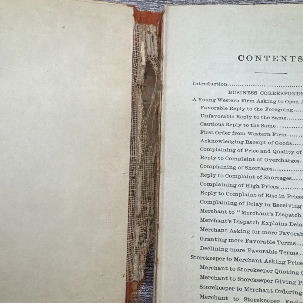 Antique Dick, William B. Commercial Letter Writer and Book o... 1890's